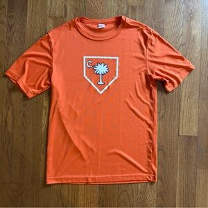Sport-Tek Clemson Tigers Baseball Orange Performance Tee